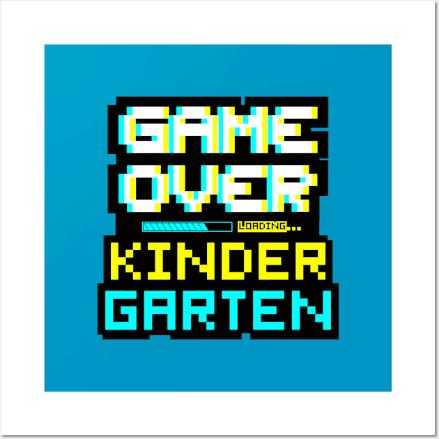 Back to School - Game Over - Kindergarten Wall Art by Design By Leo